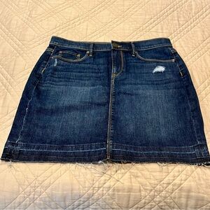 LOFT Blue Denim Mini Skirt "NEW WITH TAGS"